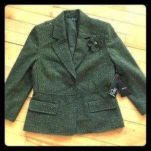 Green Tweed Blazer